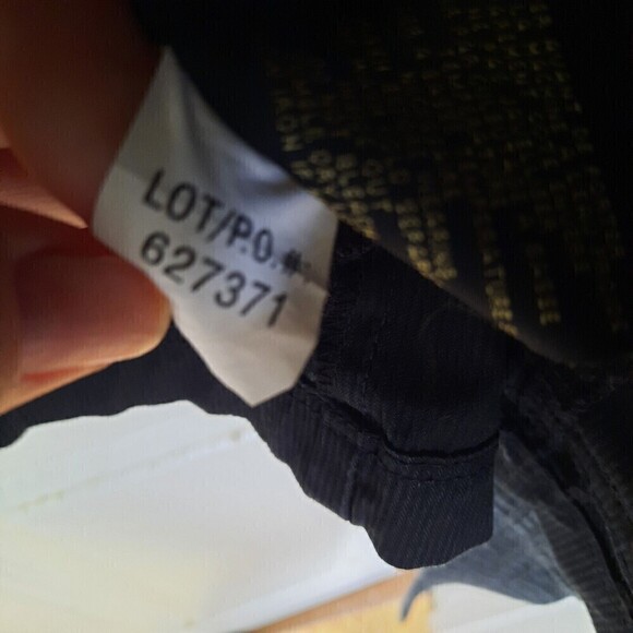 Tribal Denime Women's Black Denim Coat Military Style Size Small - Picture 5 of 9